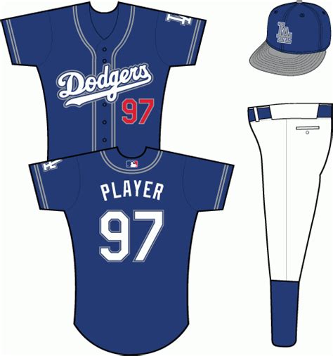 Los Angeles Dodgers Uniform - Unused Uniform - National League (NL ...