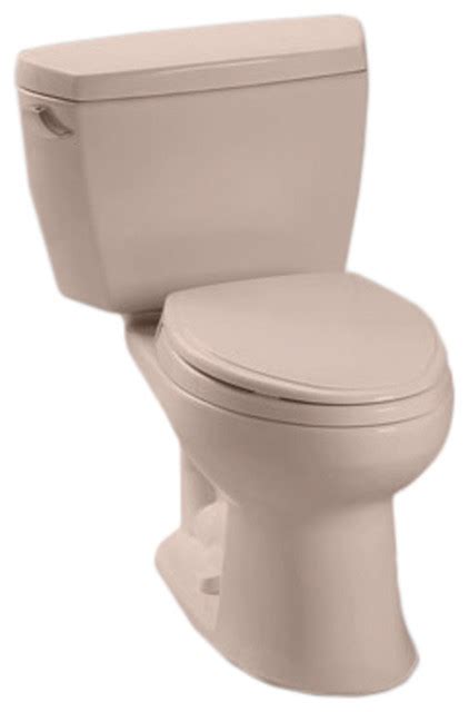 Toto CST744SB#12 Sedona Beige Drake Toilet, 1.6 GPF with Bolt Down Lid ...