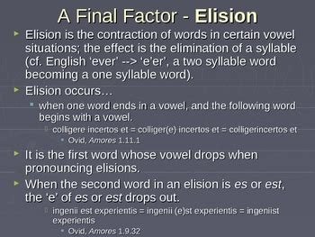 Introduction to Latin Dactylic Hexameter PowerPoint by Ed DeHoratius