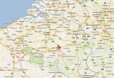 Namur Map - Belgium