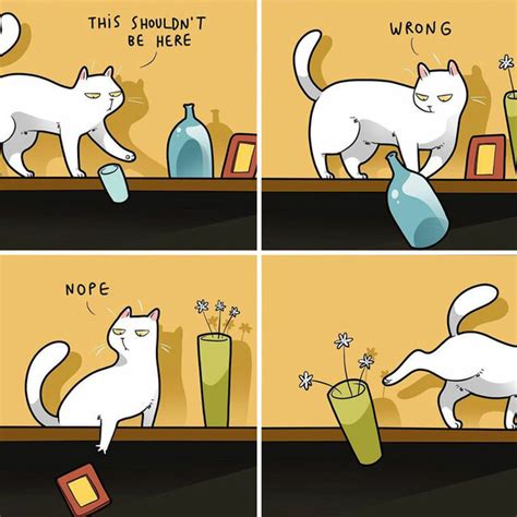 30 Comics By A Russian Artist That Illustrates The Life Of A Cat Owner ...