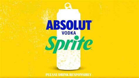 Absolut Vodka & Sprite, cobranding by Coca-Cola & Pernod Ricard