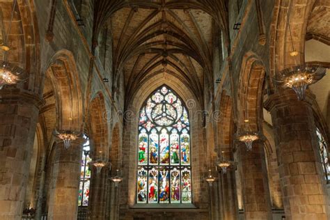 St Giles Cathedral Interior - Edinburgh, Scotland Stock Photo - Image ...