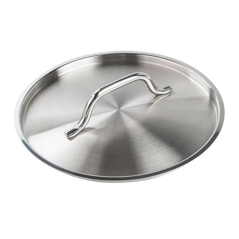 12 3/8" Stainless Steel Replacement Lid for 5 Qt. Saute Pan / 20 Qt ...