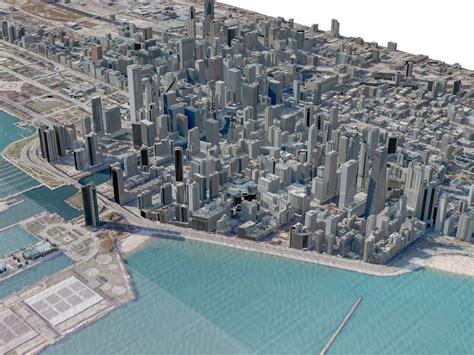 USA City Chicago 3D model | CGTrader