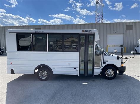 2019 Collins Chevrolet Express 3500 14 Passenger Shuttle Bus