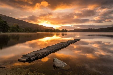 Loch Ard - The best sunrise in Scotland. The lake with its perfect ...