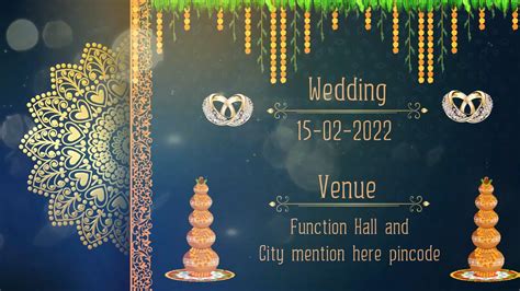 How to Create Wedding invitation video Filmora Wedding invitation Template