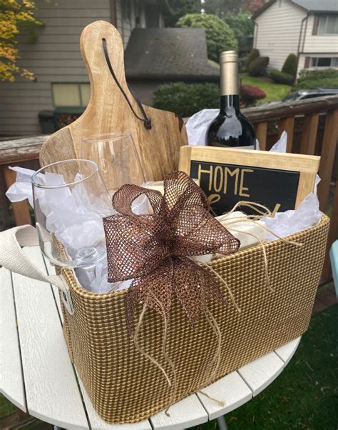 Newly Wed Wine Themed Gift Basket | Etsy