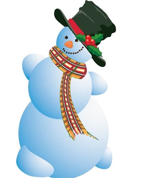 Vintage Snowman Clipart - ClipArt Best