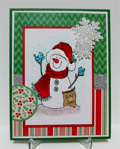 Savvy Handmade Cards: Cute Snowman Card