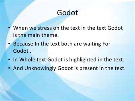 Themes Of Waiting For Godot