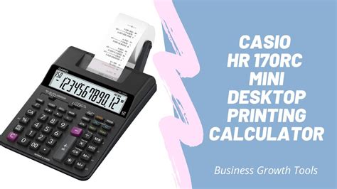 6 Casio HR-170L HR-170LB HR-170RC Calculator Black & Red Ink Rollers ...