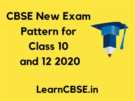 CBSE New Exam Pattern for Class 10 and 12 | Check CBSE Pattern Major ...