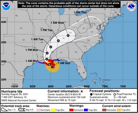 Hurricane Ida Update – Aug 29, 2021 – 1315z | NBAA - National Business ...