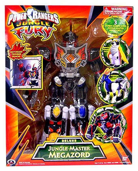 Power Rangers Jungle Fury Deluxe Jungle Master Megazord Action Figure ...