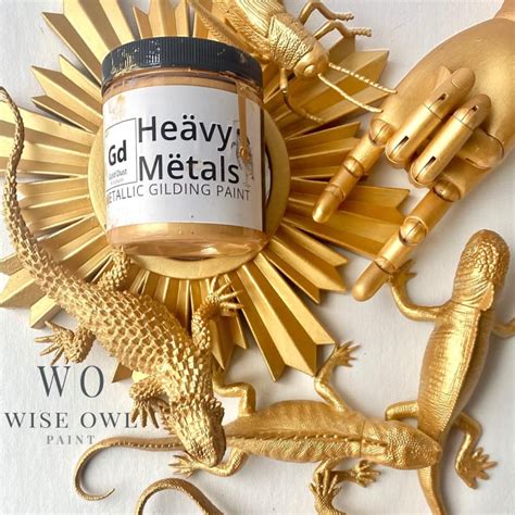 Gold Dust Metallic Gilding Paint Wise Owl - Etsy