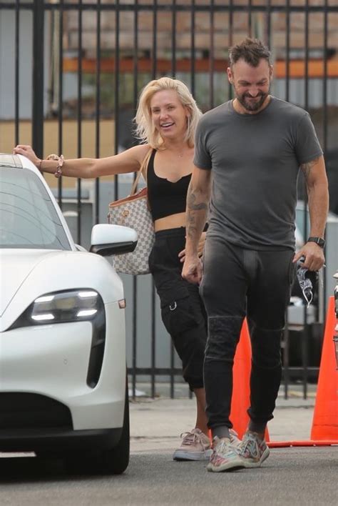 SHARNA BURGESS and Brian Austin Green Leaves DWTS Rehearsal Studio in ...