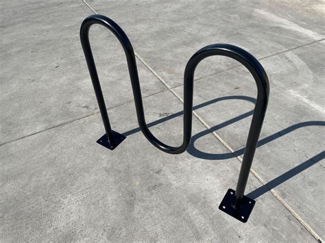 Commercial Wave Bike Racks - Dual Loop - In Ground Installation – Sandbaggy