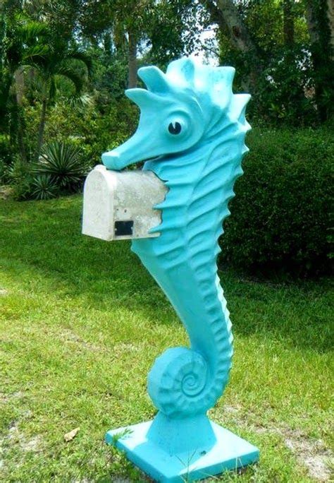 25 Awesome & Unique Coastal & Nautical Mailboxes & Mailbox Art | DIY & Shop | Cool mailboxes ...