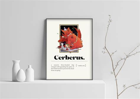 Hades Cerberus Poster Game Print Game Wall Art Gamer - Etsy