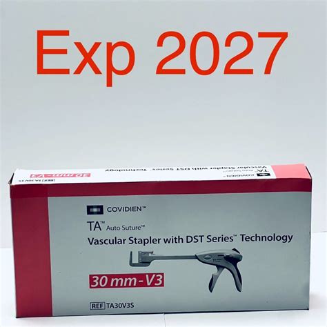 New COVIDIEN TA30V3S TA Auto Suture Vascular Stapler Disposables ...