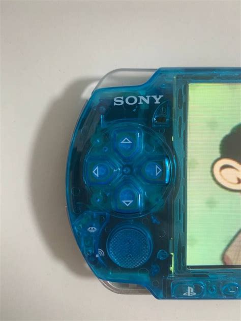 PREMIUM Sony PSP 3000 Crystal Blue Edition • Custom Transparent PSP Blue Console | eBay