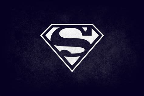 digital, Superman Logo, white, 720P, logo, Superman, black HD Wallpaper