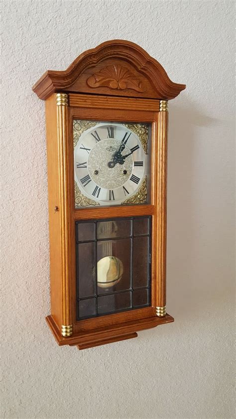 Restored Vintage / Antique D&A Brand, 31-day (Key Wind) Chiming Regulator Pendulum Wall Clock ...