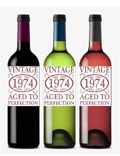 AGED to PERFECTION wine bottle labels stickers by shadow090109