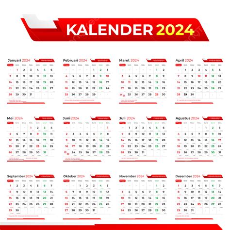 Kalender Tahun 2024 Lengkap Dengan Pasaran - Image to u