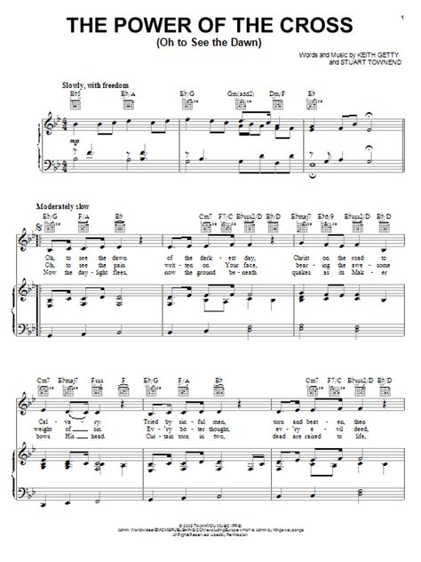 The Power Of The Cross (Oh To See The Dawn) | Sheet Music Direct