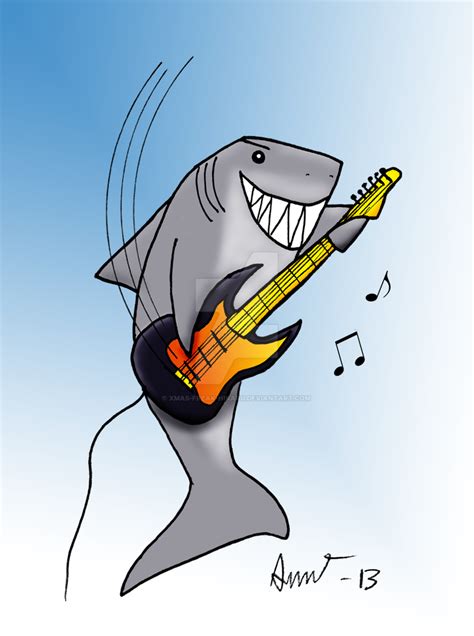 Guitar Shark by Xmas-freak-hikaru on DeviantArt