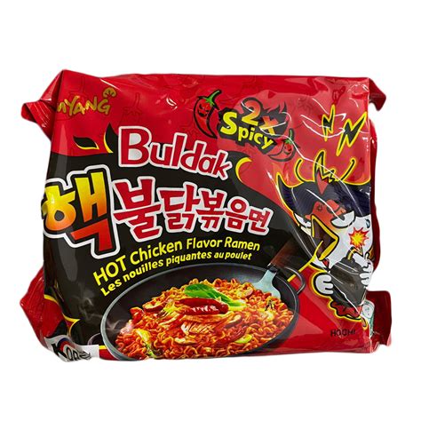 Samyang 2x Spicy Hot Chicken Flavor Ramen (Korean Noodles) PACK (5pc)