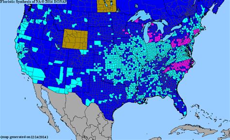 2013 BONAP North American Plant Atlas. TaxonMaps