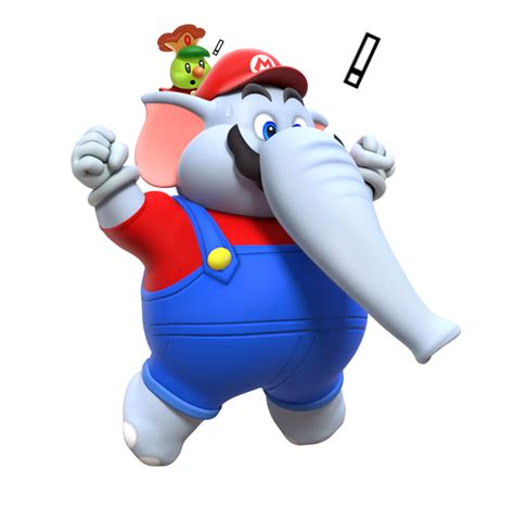 Super Mario Bros. Wonder Elephant Mario Render by LETS-A-GO64 on DeviantArt