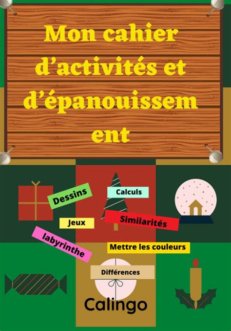 Buy Mon cahier d’activités et d’épanouissement: Dénombre les objets/ Calculer/ Trouve les ...