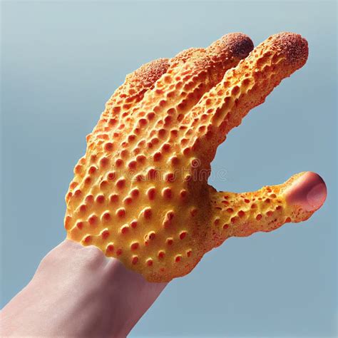 Zombie Hand with Many Small Holes, Deformed Fingers, Fungal Infection, Trypophobia Generative AI ...