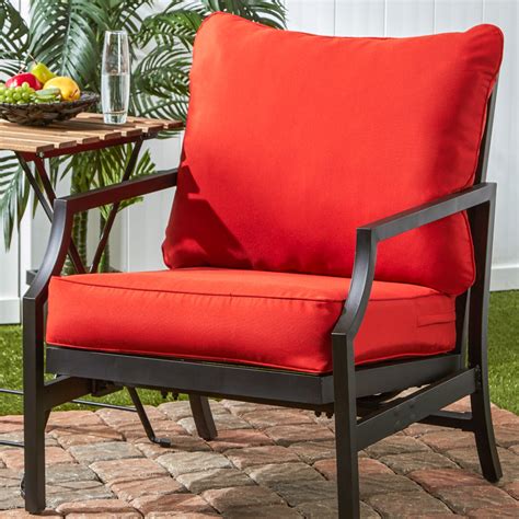 Greendale Home Fashions Outdoor Solid Deep Seat Cushion Set - Walmart.com