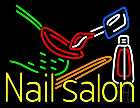 Nail Salon Logo LED Neon Sign - Nails Neon Signs - Everything Neon