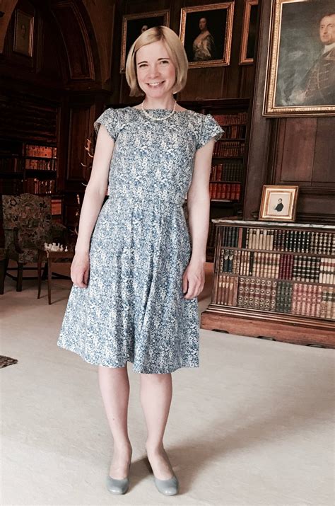 Lucy Worsley on Twitter: "Print dresses inspired by patchwork @JaneAustenHouse, white coat c/o ...