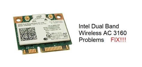 3 Common Intel Dual Band Wireless AC 3160 Problems (Troubleshooting) - Internet Access Guide