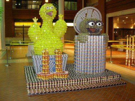 35 Can food art ideas | canned food, food art, food sculpture