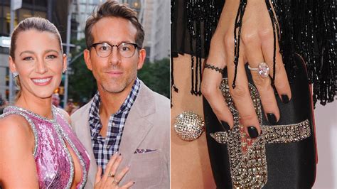 Blake Lively's iconic $2m engagement ring from Ryan Reynolds holds a ...