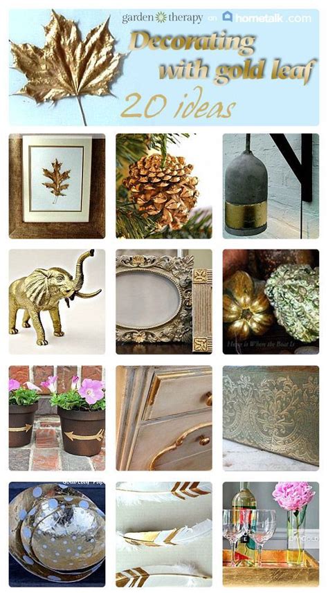 20 Gorgeous Gold Leaf Projects