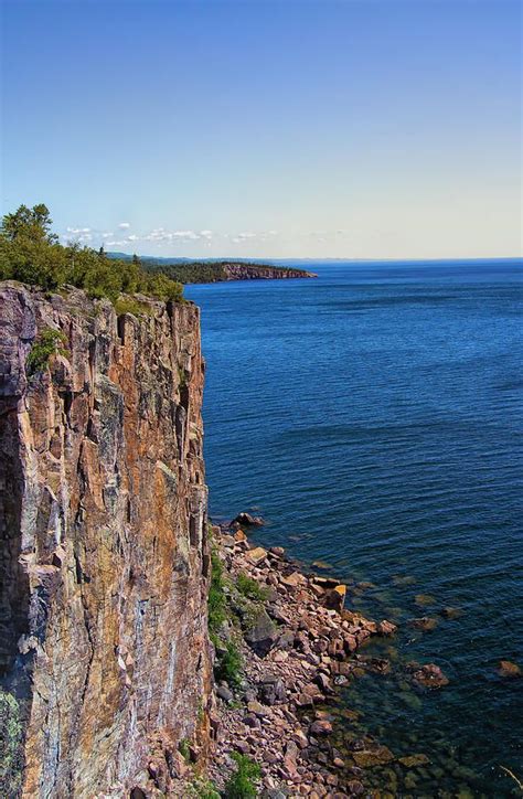 Palisade Head Cliffs by Bill Tiepelman in 2020 | North shore minnesota, Palisade head ...