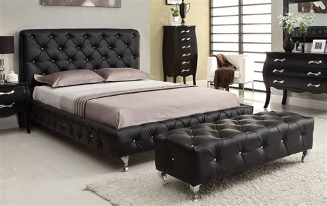 Unique Leather Modern Platform Bed Concord California AHMARIA