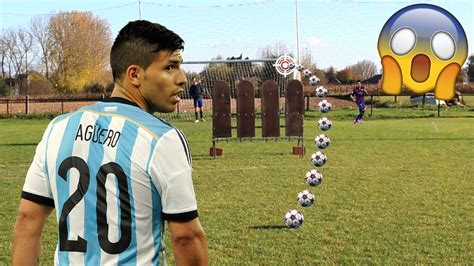 KUN AGUERO IMPOSSIBLE GOAL IN REAL LIFE FOOTBALL!!! BEST GOALS RECREATED!! #10 - YouTube