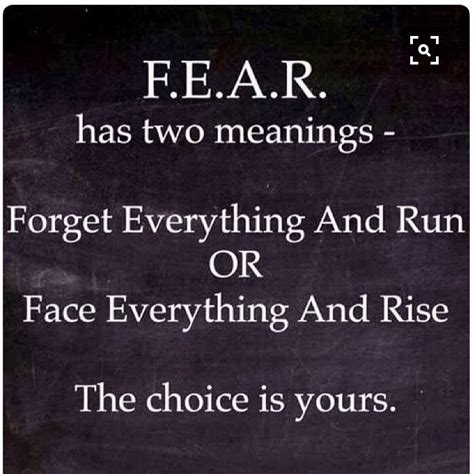 A third meaning of the acronym of FEAR is False Evidence Appearing Real ...