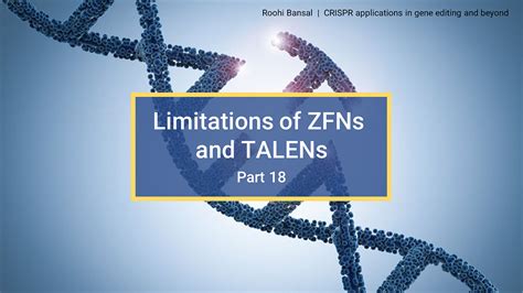 Limitations of ZFNs and TALENs (Part 18- CRISPR in gene editing and ...